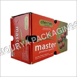 Fruit Packaging Printed Corrugated Box - Corrugated Board, Custom Size and Shape, Multicolor Finish | Durable, Impact-Resistant, Reliable Performance