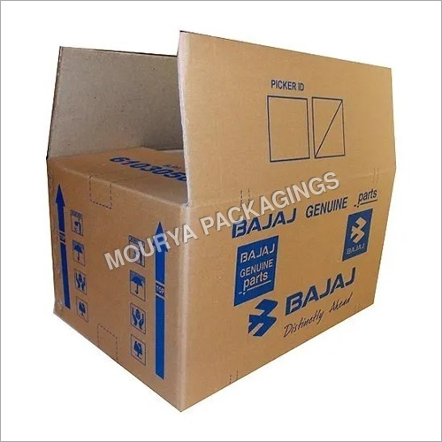 Printed Corrugated Box - Corrugated Board, Various Sizes Available, Brown Color - Customized Shape, Style, and Print for Fruit and Vegetable Packaging