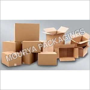 Corrugated Box - High-Quality Corrugated Board, Customizable Size and Shape, Resilient Brown Finish