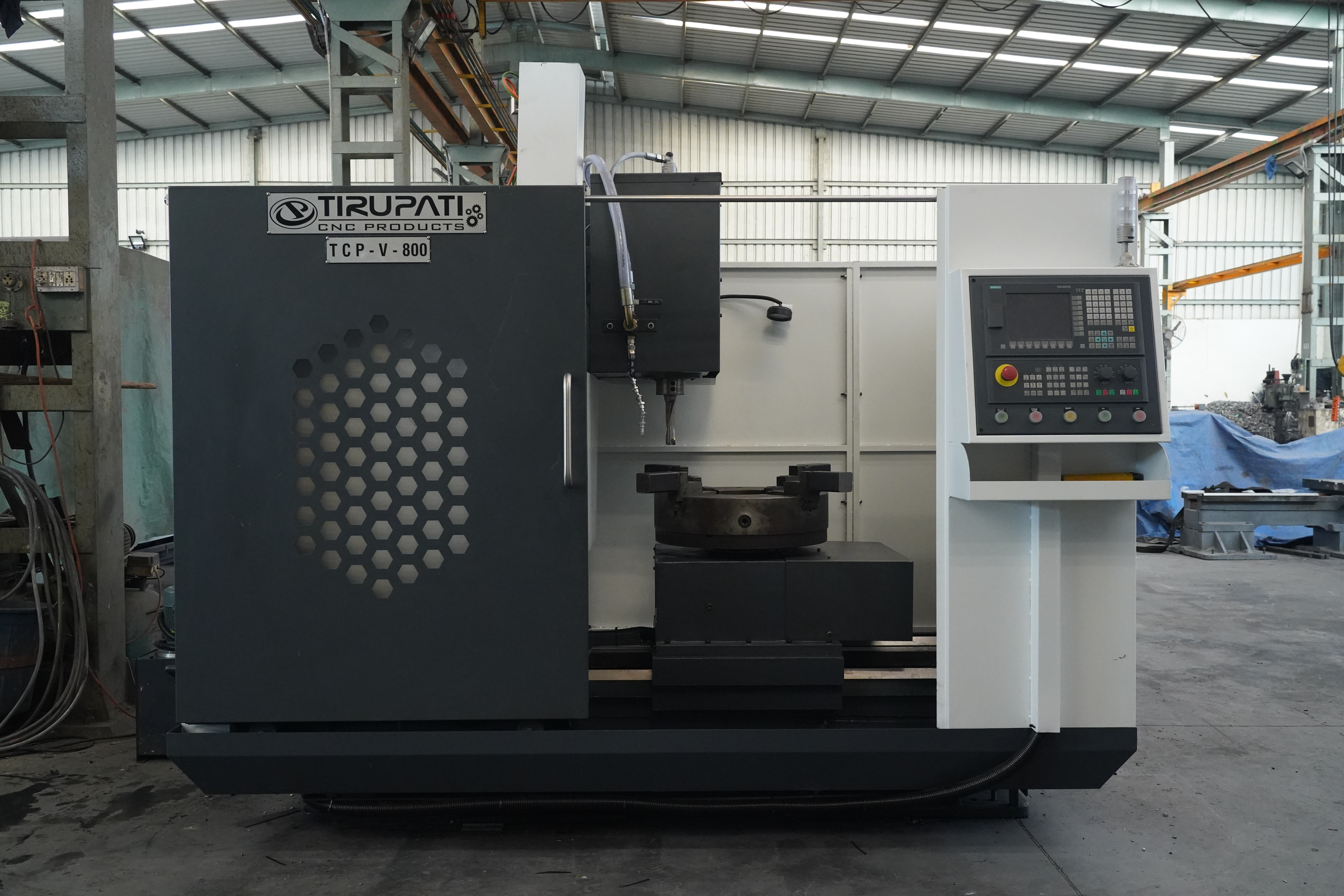 Tcp-v-500 (3 Axis) Cnc Drilling Machine - Color: White