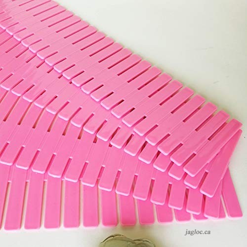Drawer Divider 8 Pcs Set (Big) - Plastic Material, 31 X 0.5 X 7 Cm Dimensions | Ideal For Kitchen Organization, Random Shade Design