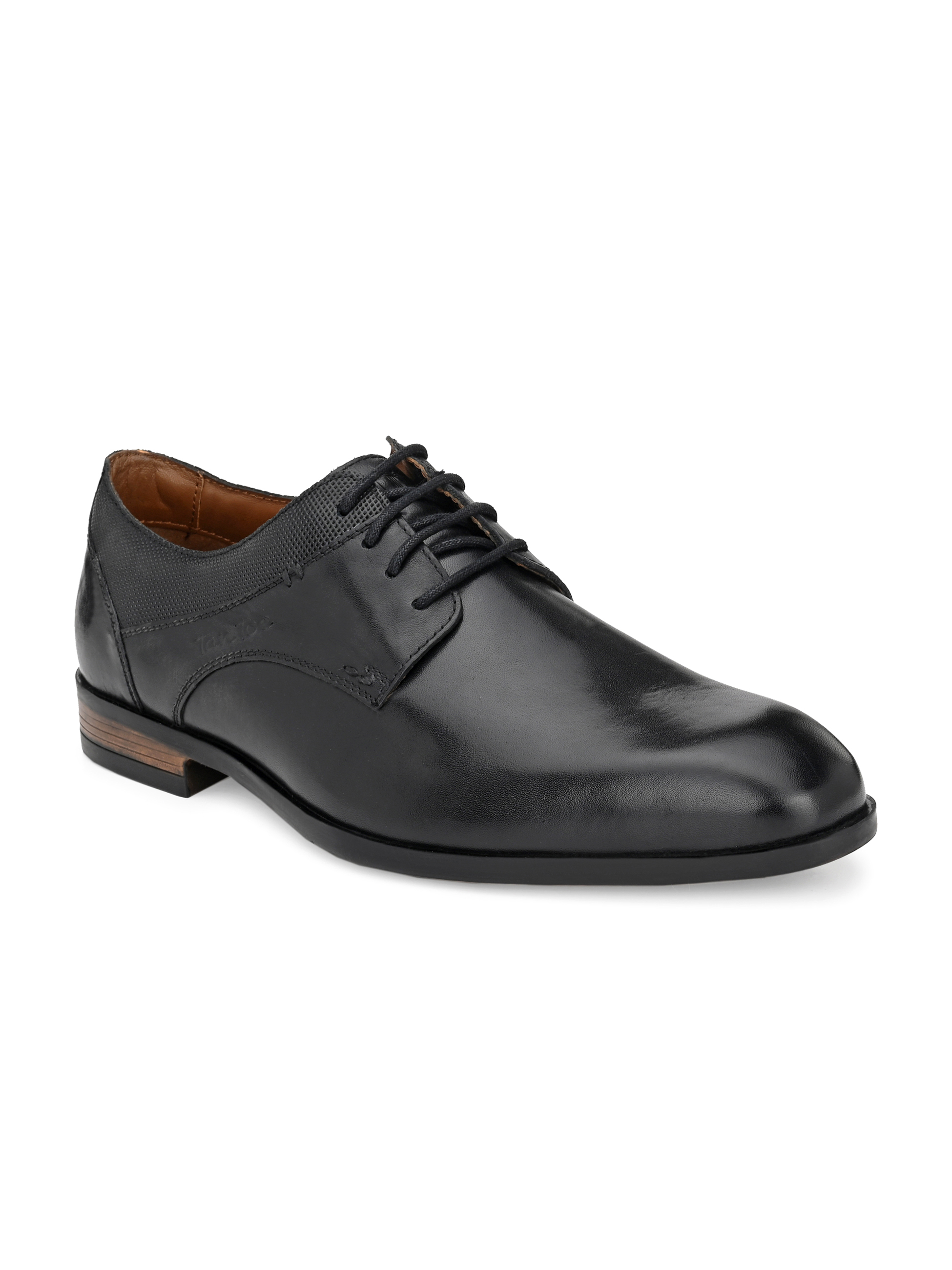 Dry Cleaning Men Black Leather Formal Shoes
