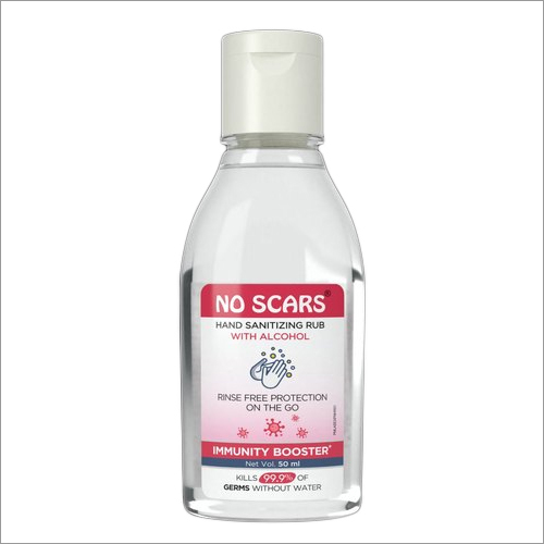 50 Ml No Scars Hand Sanitizing Rub With Alcohol Application: Personal Care