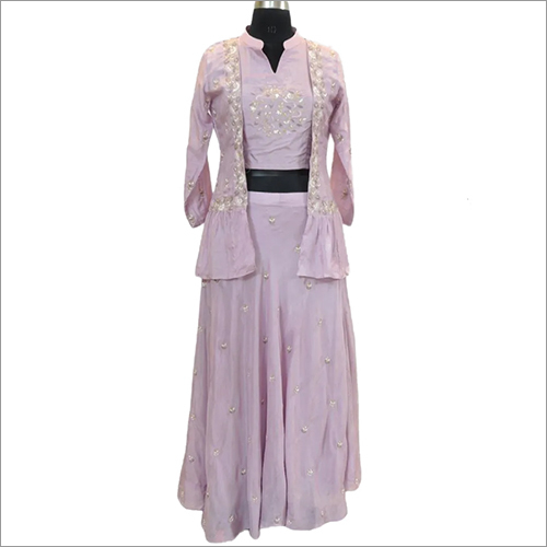 Full Sleeves Ladies Top Jacket Skirt Dress