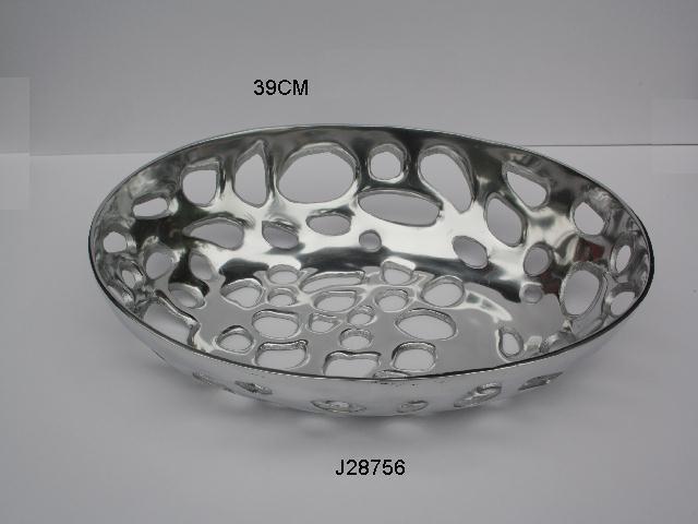 Aluminium Aluminum Bowl Square Shape In Mirror Polish
