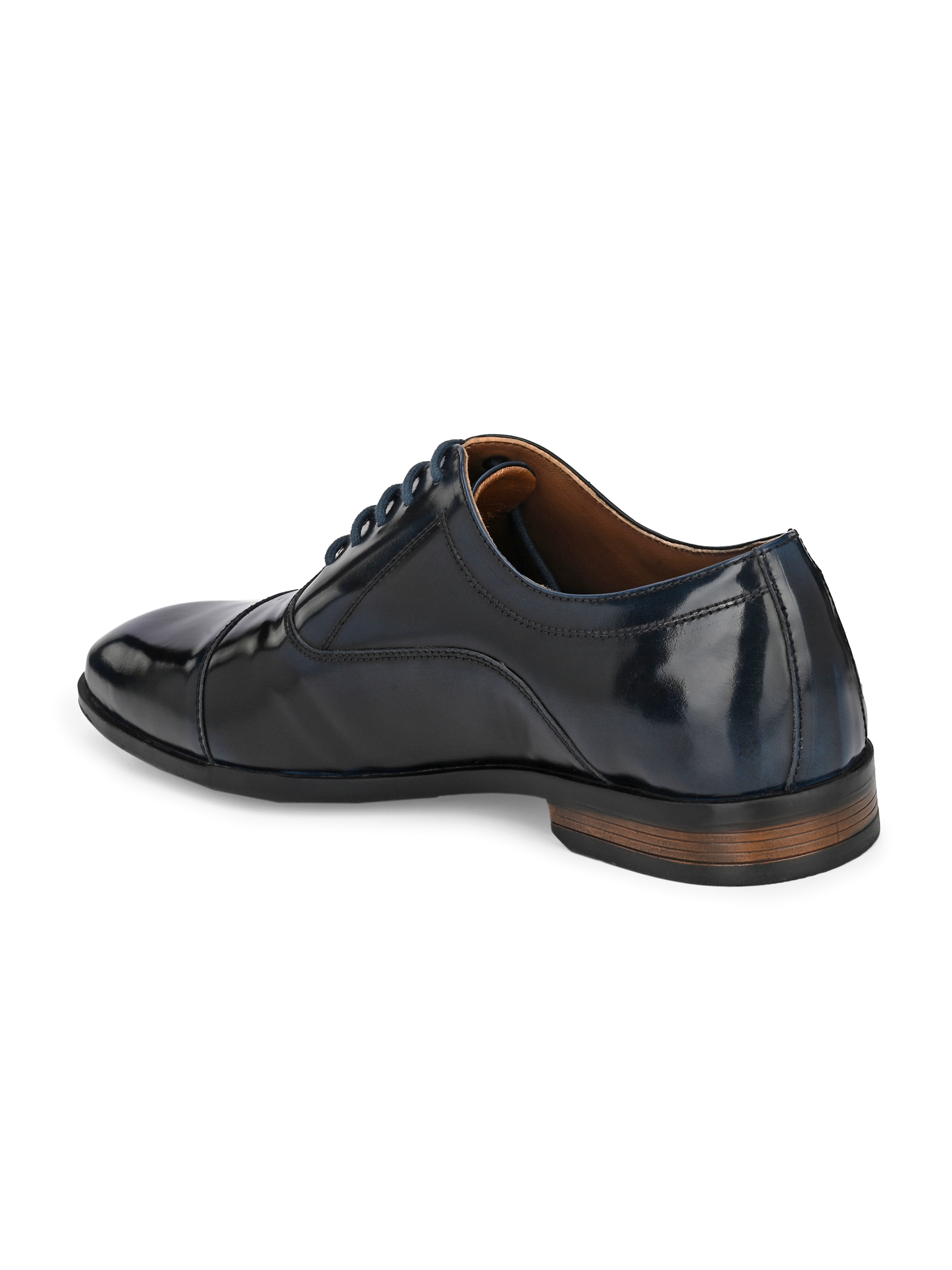 Black Men Black/navy Brush Off Brogue Shoes