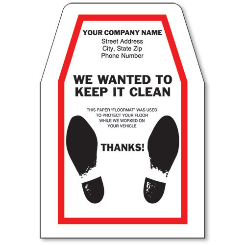 Value Paper Floor Mats