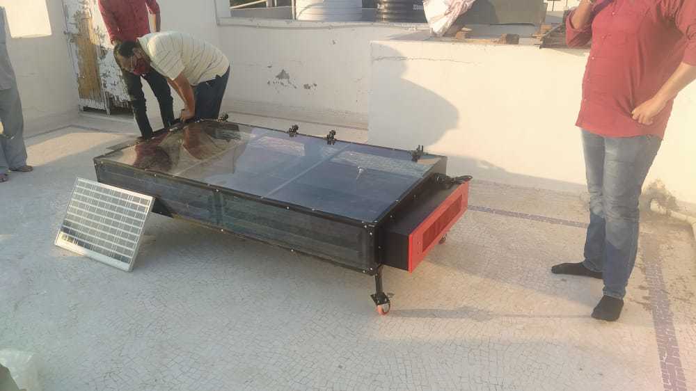 Black Solar Multipurpose Dryer 25 Kg