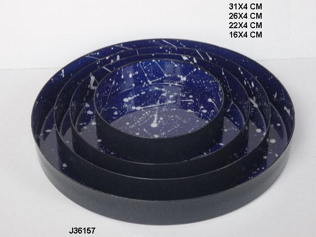 White And Black Cake Stand Enamel Color