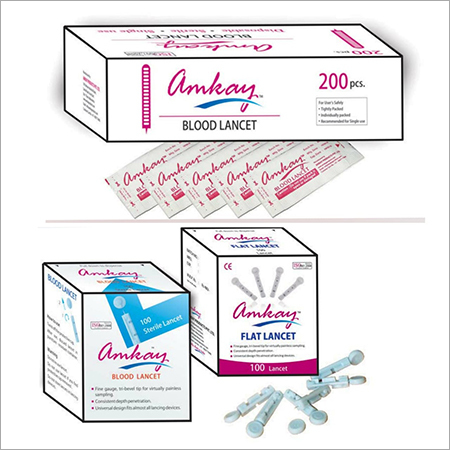 Safety Lancet - Plastic Material , New Condition, Blue Color