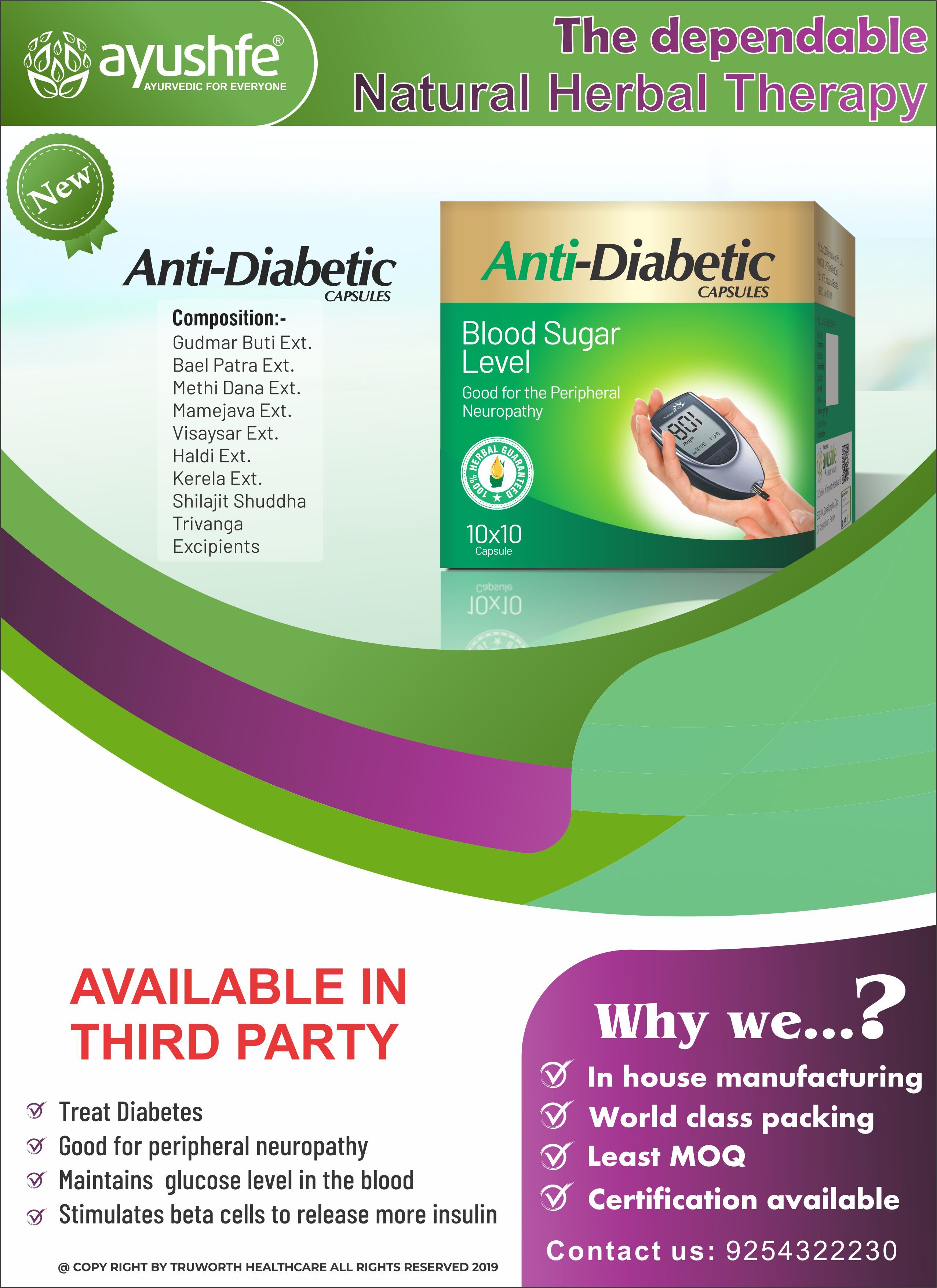 Truworth Anti-diabetic - Age Group: For Adults