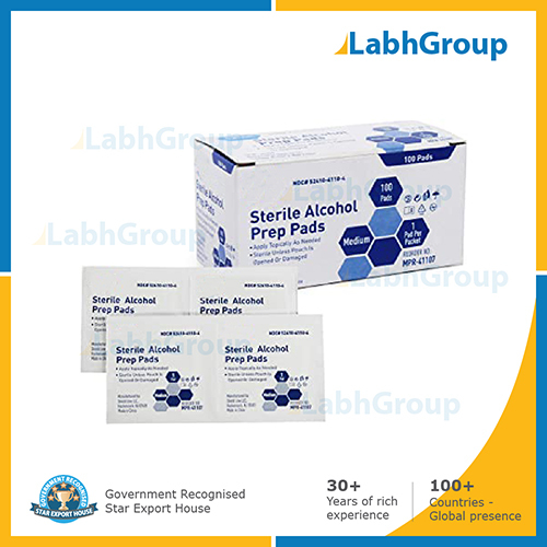 प्री इंजेक्शन के लिए अल्कोहल स्वैब