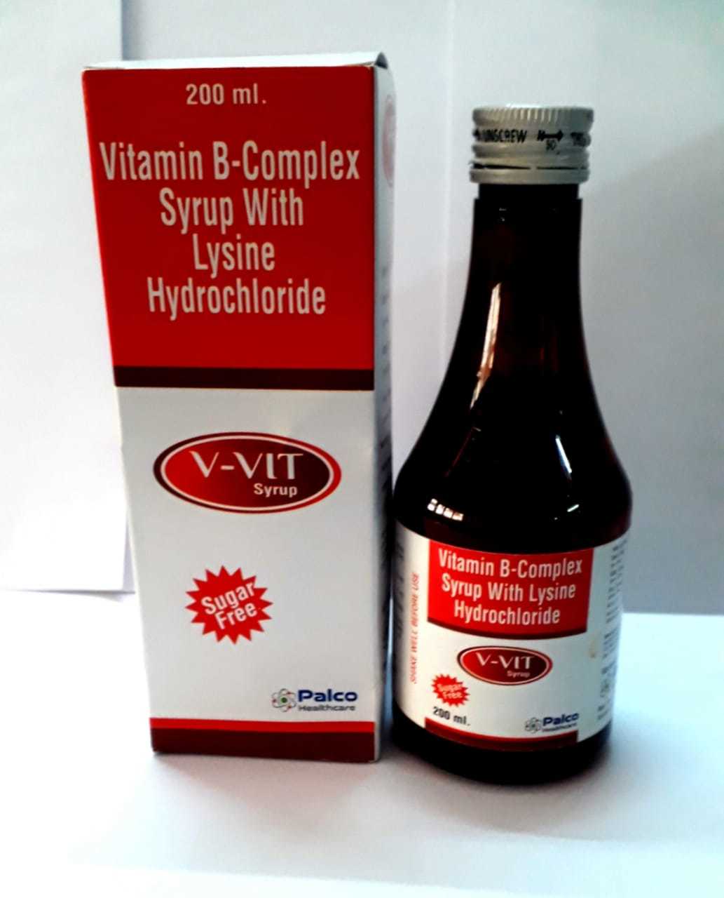 Liquid Vitamin B - Complex Syrup With Lysine Hydrochloride