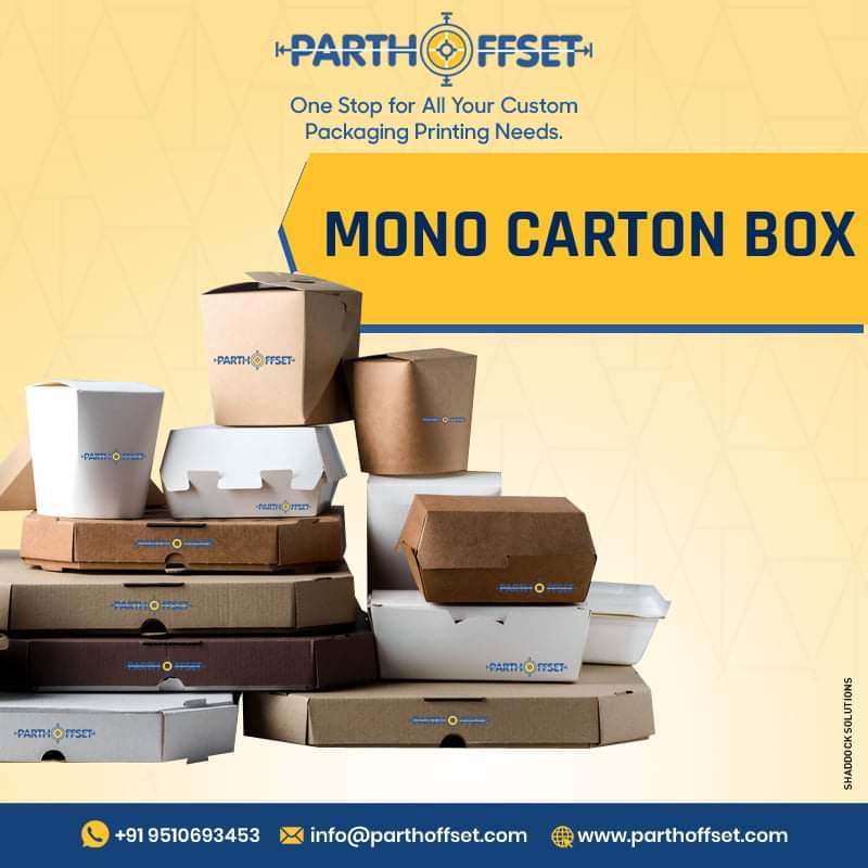 Paperboard Food Packaging Boxes - Color: Multicolor