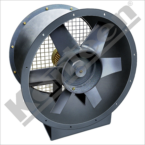 Grey Axial Flow Fan