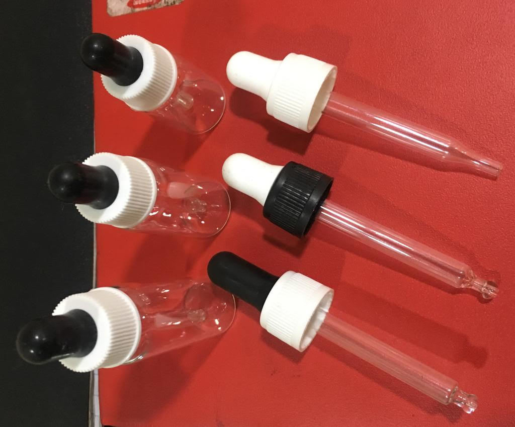 Dropper Assembly - Natural Rubber & Plastic Materials, Sizes: 2ml & 5ml, Colors: White, Blue, Green | Easy To Use, Reusable, Accurate Measurements