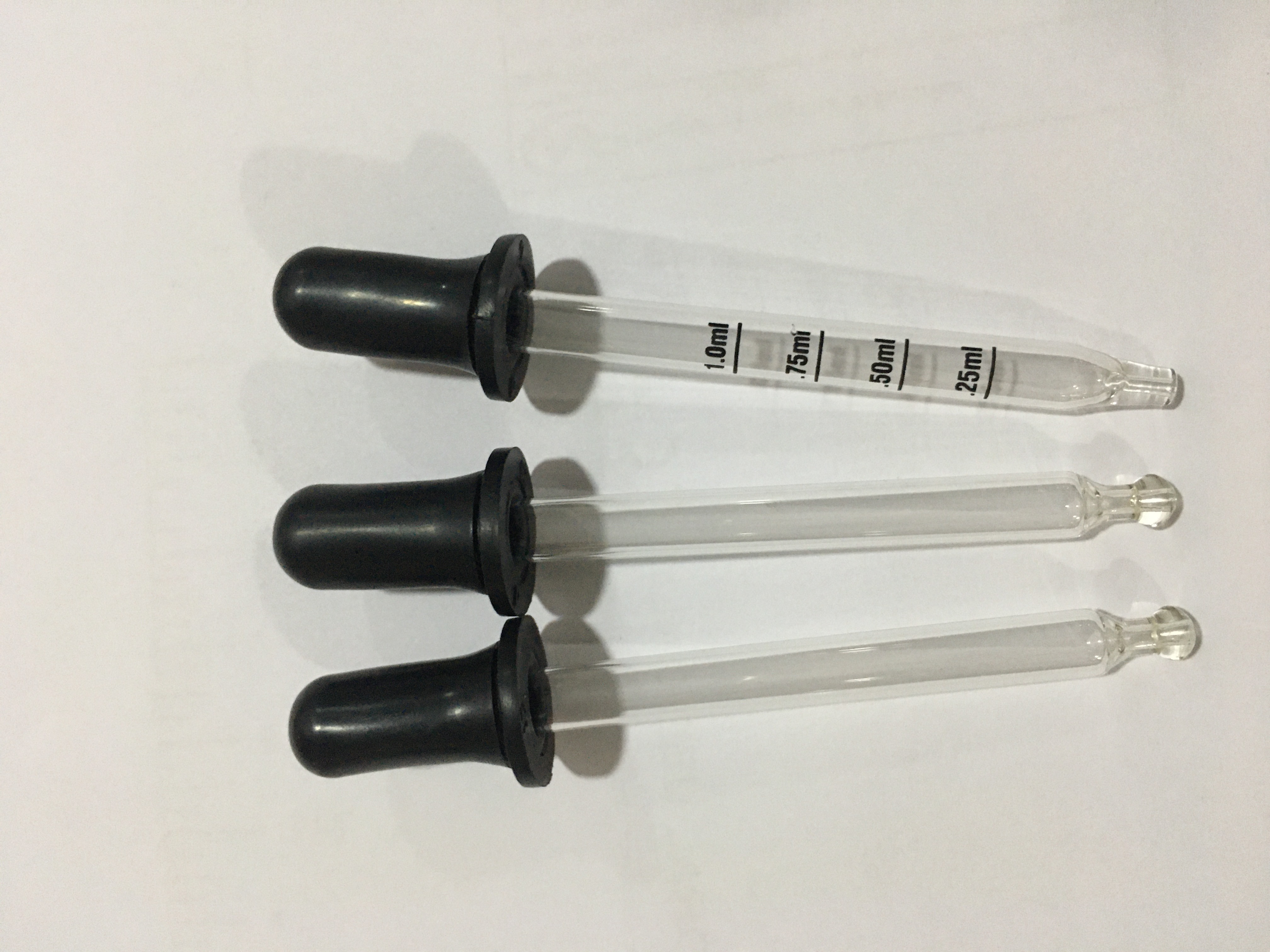 Dropper Assembly - Natural Rubber & Plastic Materials, Sizes: 2ml & 5ml, Colors: White, Blue, Green | Easy To Use, Reusable, Accurate Measurements