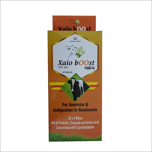 जुगाली करने वाले जानवरों के स्वास्थ्य की खुराक में एनोरेक्सिया और अपच के लिए ज़ियो बूस्ट
