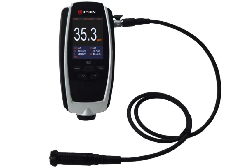Mc-3000b/s/3001 Coating Thickness Gauge - Plastic Material, Standard Size, Silver & Black Color | Six Probes, Bluetooth 2.0, Temperature Compensation, 10,000 Data Storage