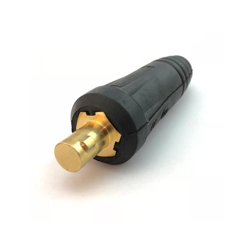 Welding Cable Connector - Male Female, Size 35x50mm, 16a Current Rating, 50hz Frequency, 14mm Diameter | Inverter Welder, New Product Condition