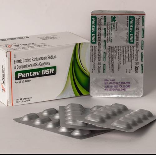 पैंटोप्राज़ोल और डोमपरिडोन कैप्सूल