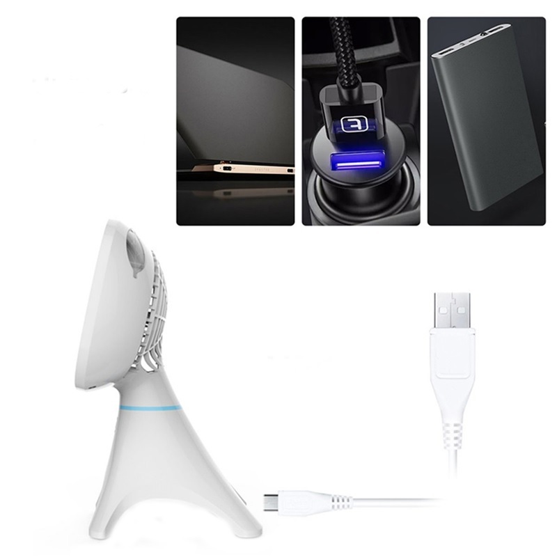 Usb Mini Air Conditioner Portable Cooler Fan - Plastic Material, 15.8 X 5 X 24.4 Cm Dimensions | Home Appliance, Usb Fan Functionality
