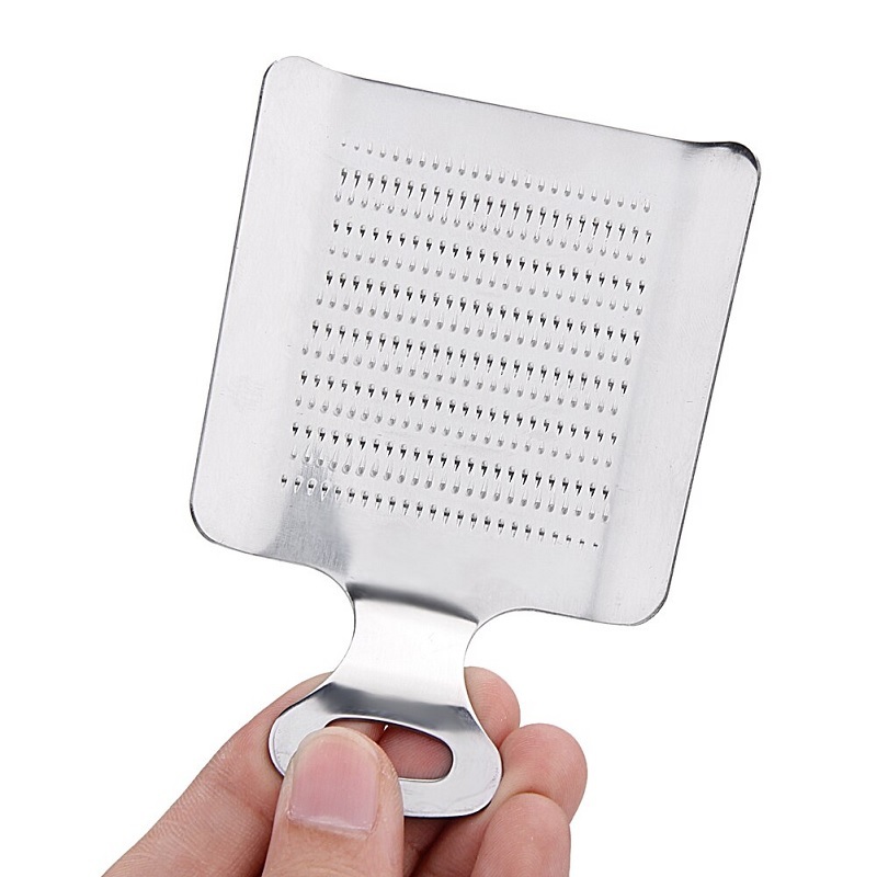 Garlic Ginger Grater - Stainless Steel, 12.2 X 8 X 2 Cm , Ideal Garlic Chopper For Kitchen Use, 70 Gms Lightweight Design
