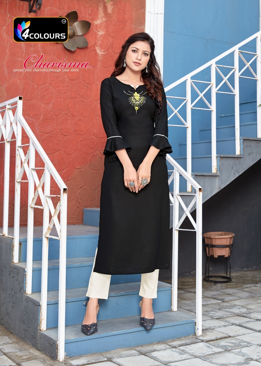 Dry Cleaning Womaniya Heavy Handwork On 100% 14- Kg Rayon Kurtis