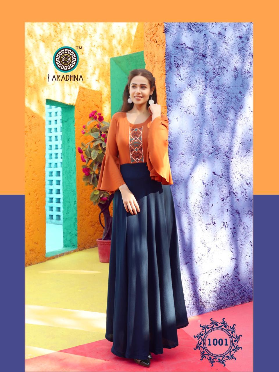 Fashion Fabulous Vol 1 Heavy Rayon With Embroidery & Manual Work Kurtis - Heavy Rayon, Sizes S(36)-xxl(44), 9 Elegant Designs, 3-4th Sleeves, Washable, Quick Dry, Custom Logo