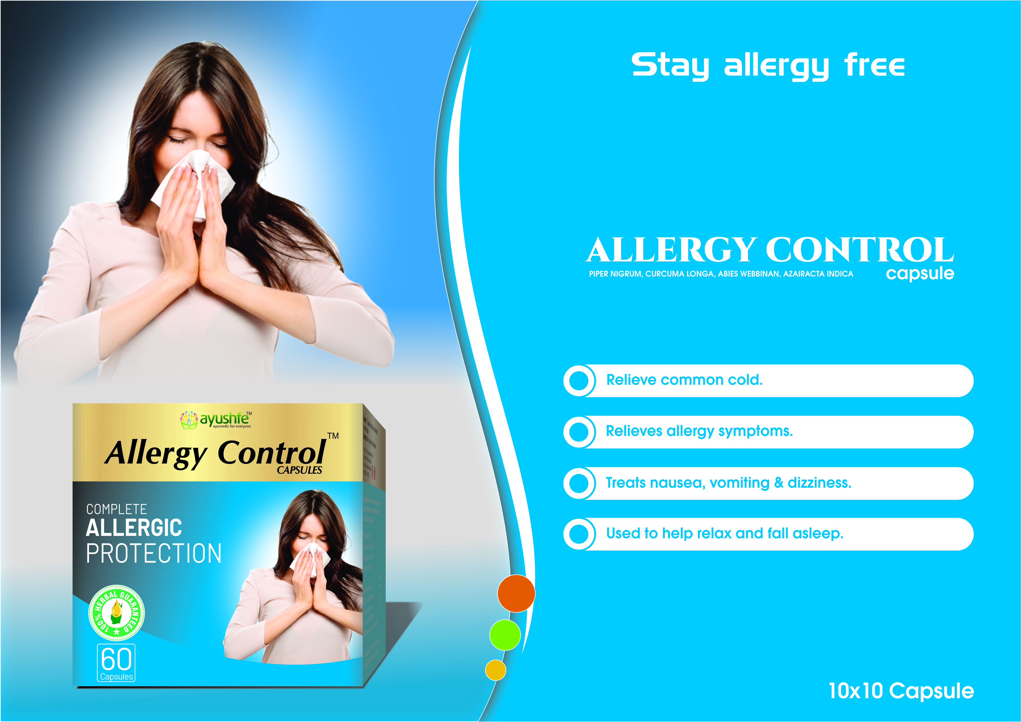 Ayushfe Allergy Control - Age Group: For Adults