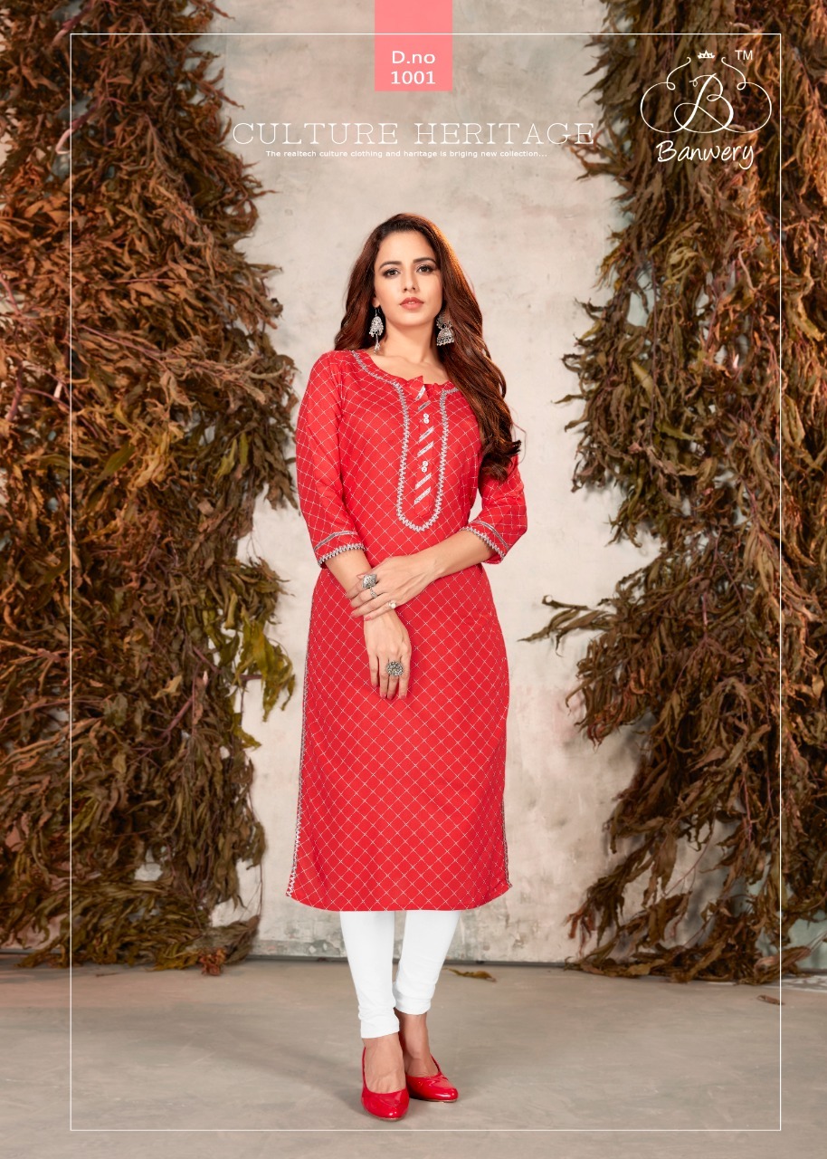 Sophie Heavy Rayon 14kg Print With Gota Patti Work Kurtis - Heavy Rayon Material, Size M(38)-xxl(44), 10 Vibrant Colors, 46" Length | Stylish 3-4th Sleeve, Washable, Quick Dry, Casual To Formal Wear