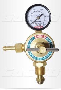 Brass Oxygen Single Stage Regulator, (1 Gauge)