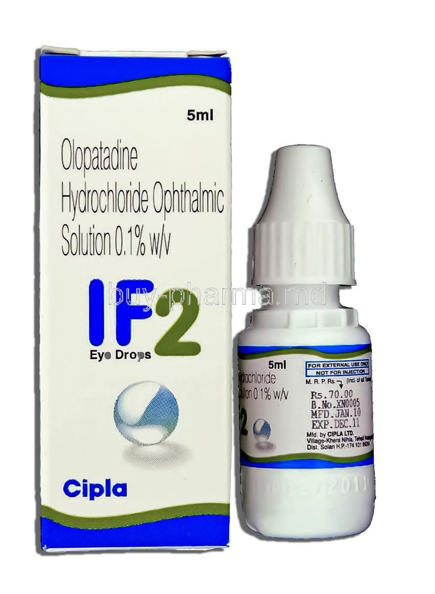 Olopatadine Eye Drops - 3ml & 5ml Liquid Solution | Anti-allergic, Antihistamine, Suitable For All, Store In Dry & Cool Place