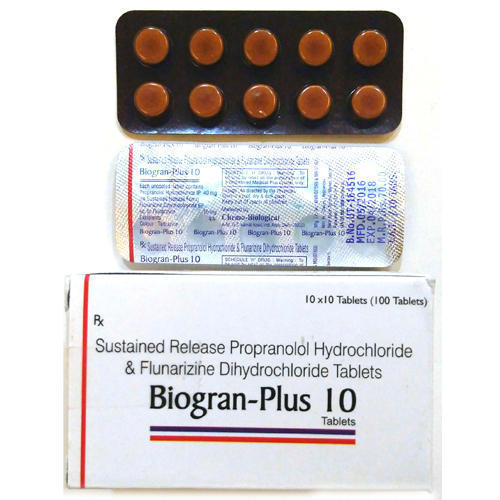 Propranolol Hcl & Flunarizine Tablet General Medicines