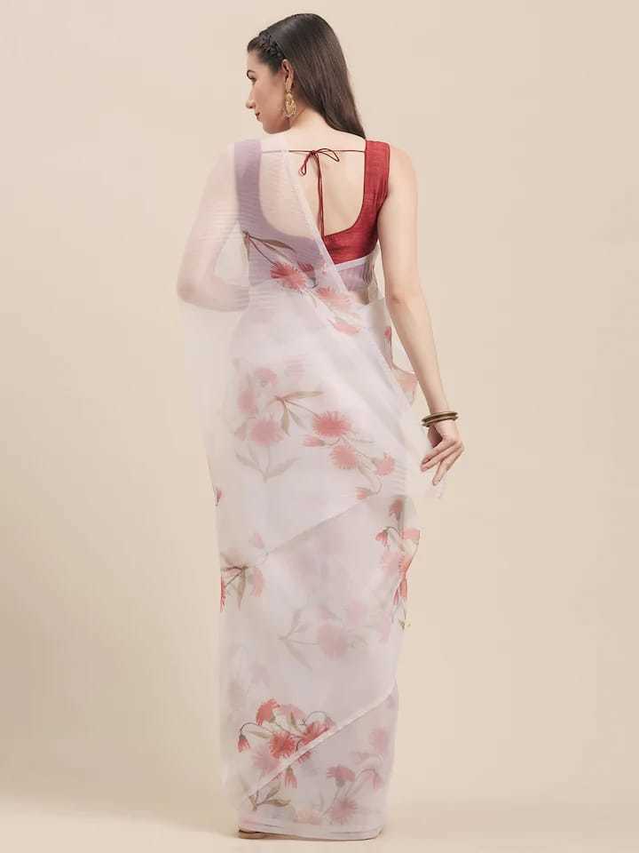 Multi Colour Ladies Organza Saree