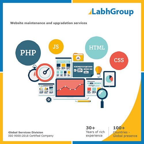 वेबसाइट रखरखाव और उन्नयन सेवाएं
