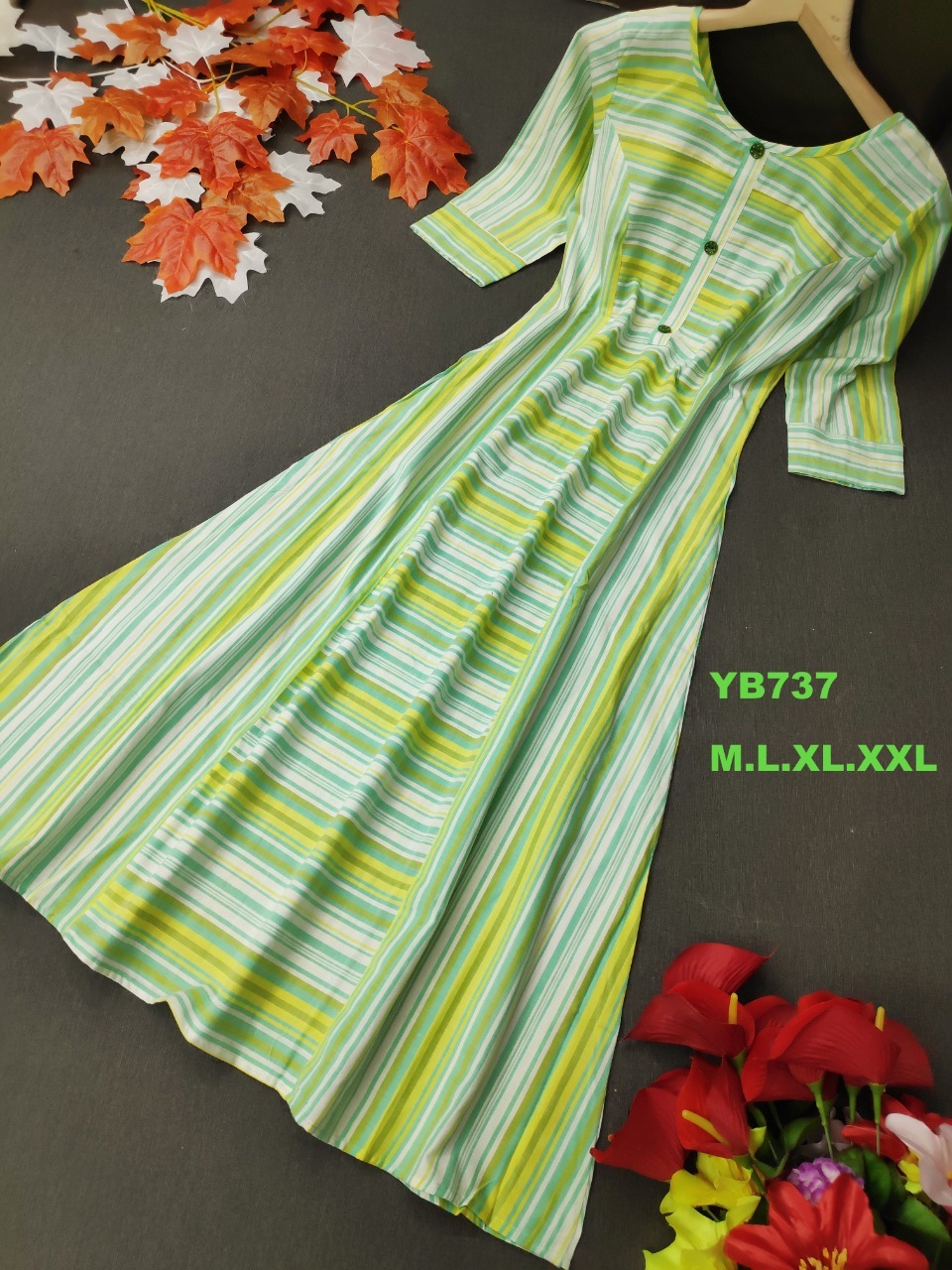Multi Ladies A-line Kurti