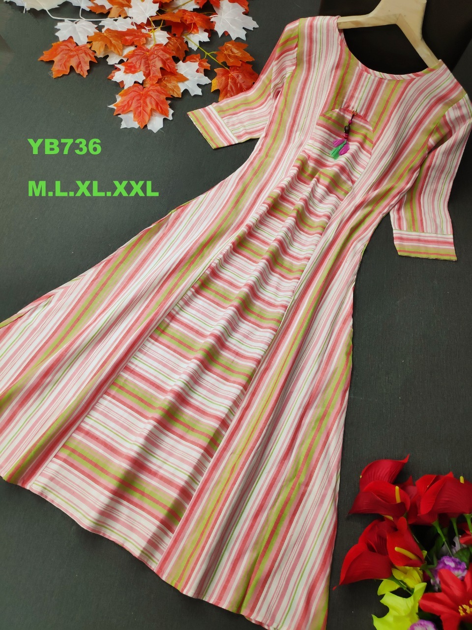 Multi Ladies A-line Kurti