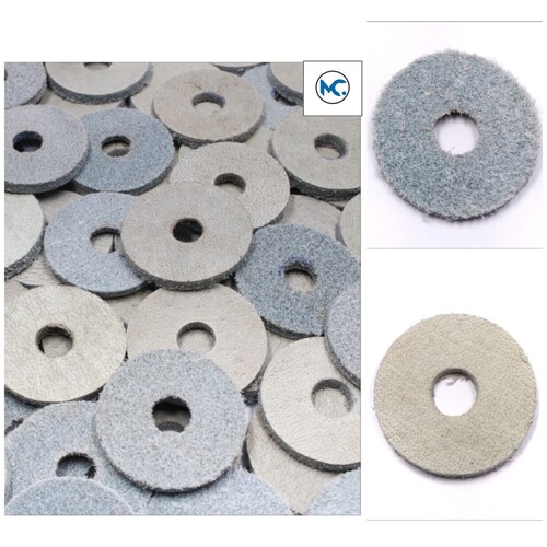 Chrome Leather Washer - Round, As per Diagram, Green | Industrial Application, Durable Design for Nut Bolt Fastening