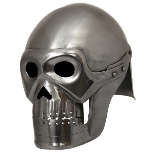 Medieval Skeleton Armour Helmet Armor Helmet Manufacturer Length: 10 Inch (In)