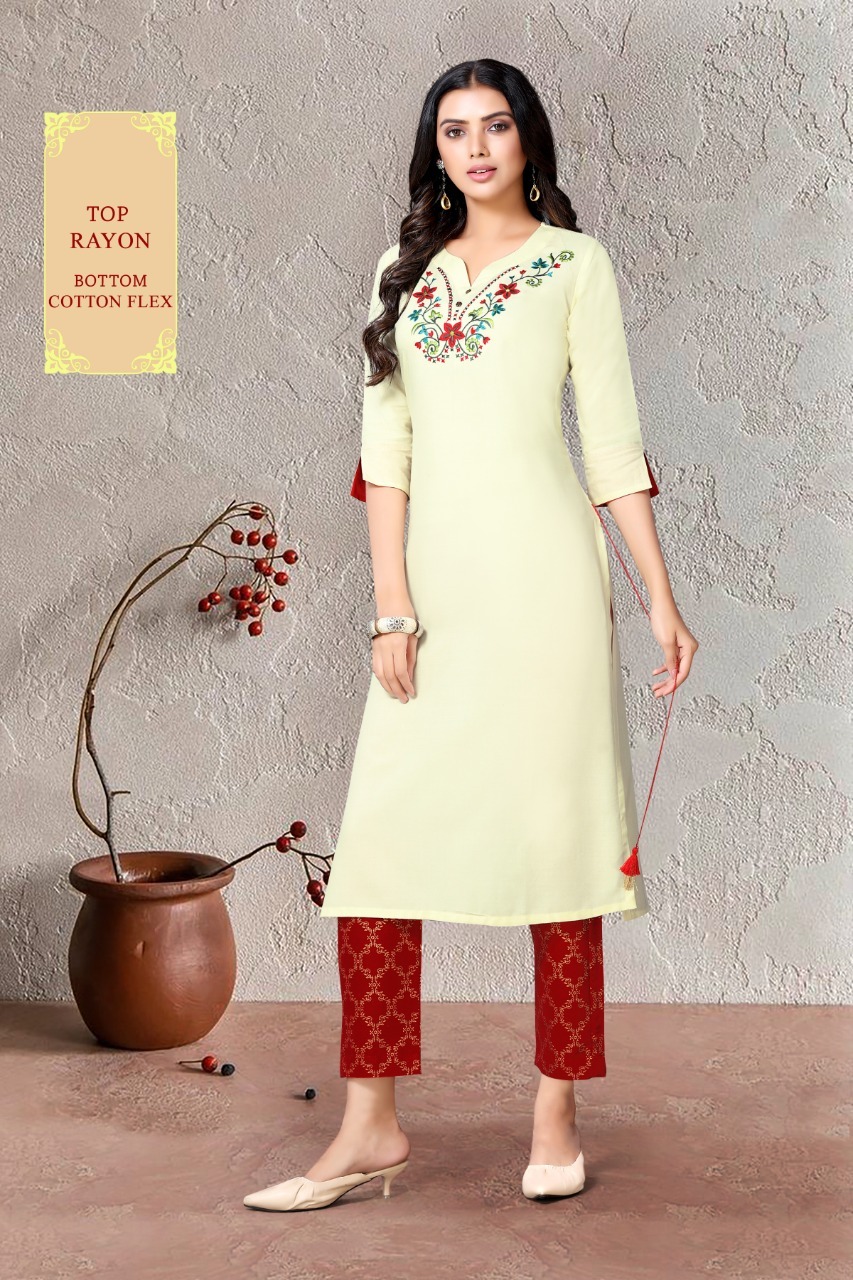 Pant Vol 4 - Rayon, Cotton Flex | Sizes M, L, Xl, Xxl, Printed Pattern, Quick Dry, Washable, 3-4th Sleeve, Casual & Formal Wear For Girls