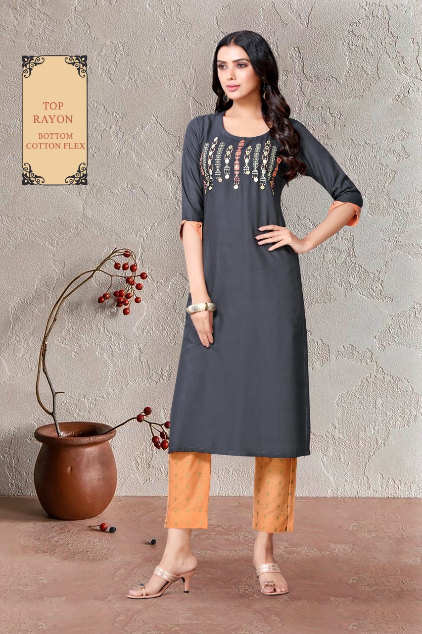 Pant Vol 4 - Rayon, Cotton Flex | Sizes M, L, Xl, Xxl, Printed Pattern, Quick Dry, Washable, 3-4th Sleeve, Casual & Formal Wear For Girls