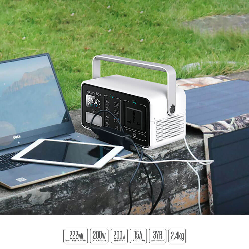 White Sarrvad Solar Portable Generator St-200