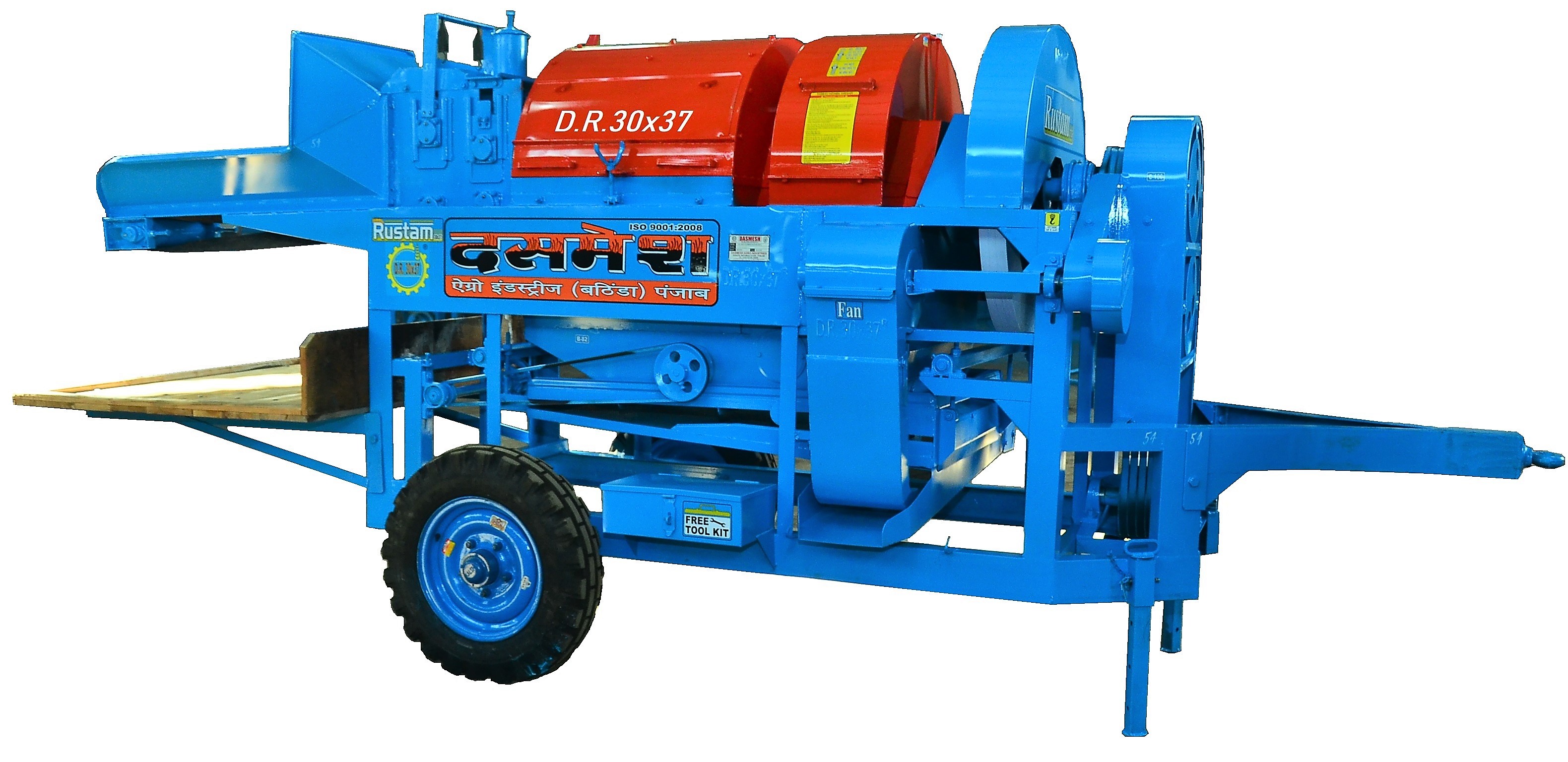 Dr 30x37 Dasmesh Rustam Thresher - Capacity: 1200-2000 Kg/hr