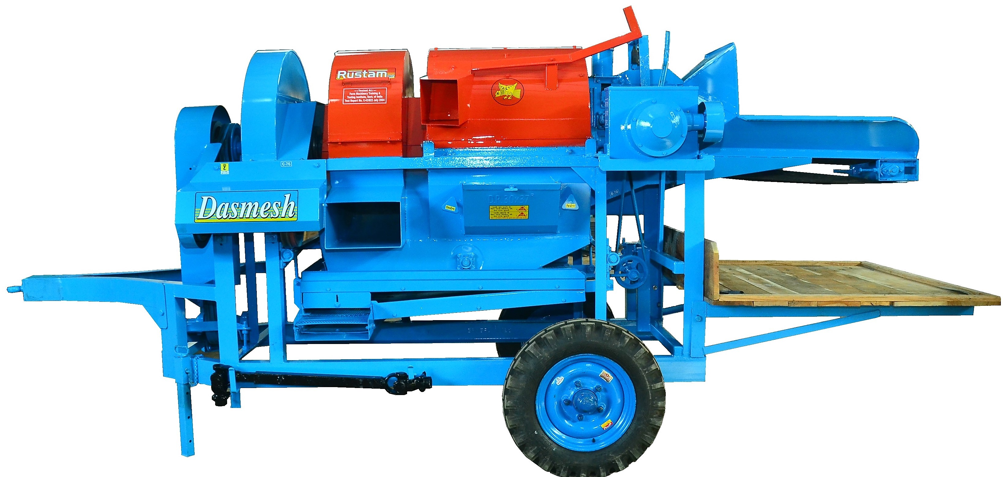 Dr 30x37 Dasmesh Rustam Thresher - Capacity: 1200-2000 Kg/hr