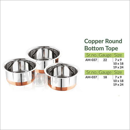 Copper Round Bottom Tope