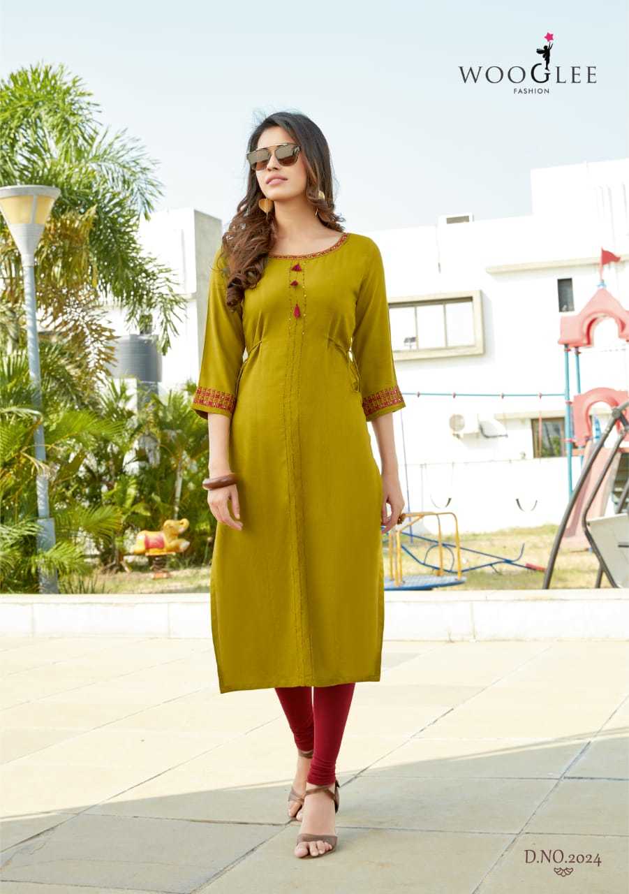 Barbella Vol 4 Heavy Rayon Embroidery & Handwork Kurtis - Heavy Rayon, Sizes M(38)-xxxl(46), 3/4 Sleeve, Embroidered Pattern, Quick Dry, Suitable For All Seasons, Casual & Formal Wear