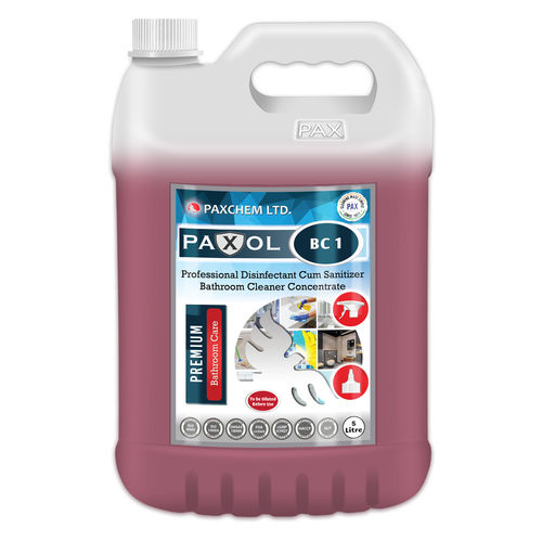 Paxol Bc 1 - पेशेवर कीटाणुनाशक सह सैनिटाइज़र बाथरूम क्लीनर कॉन्सेंट्रेट आकार: 5 L