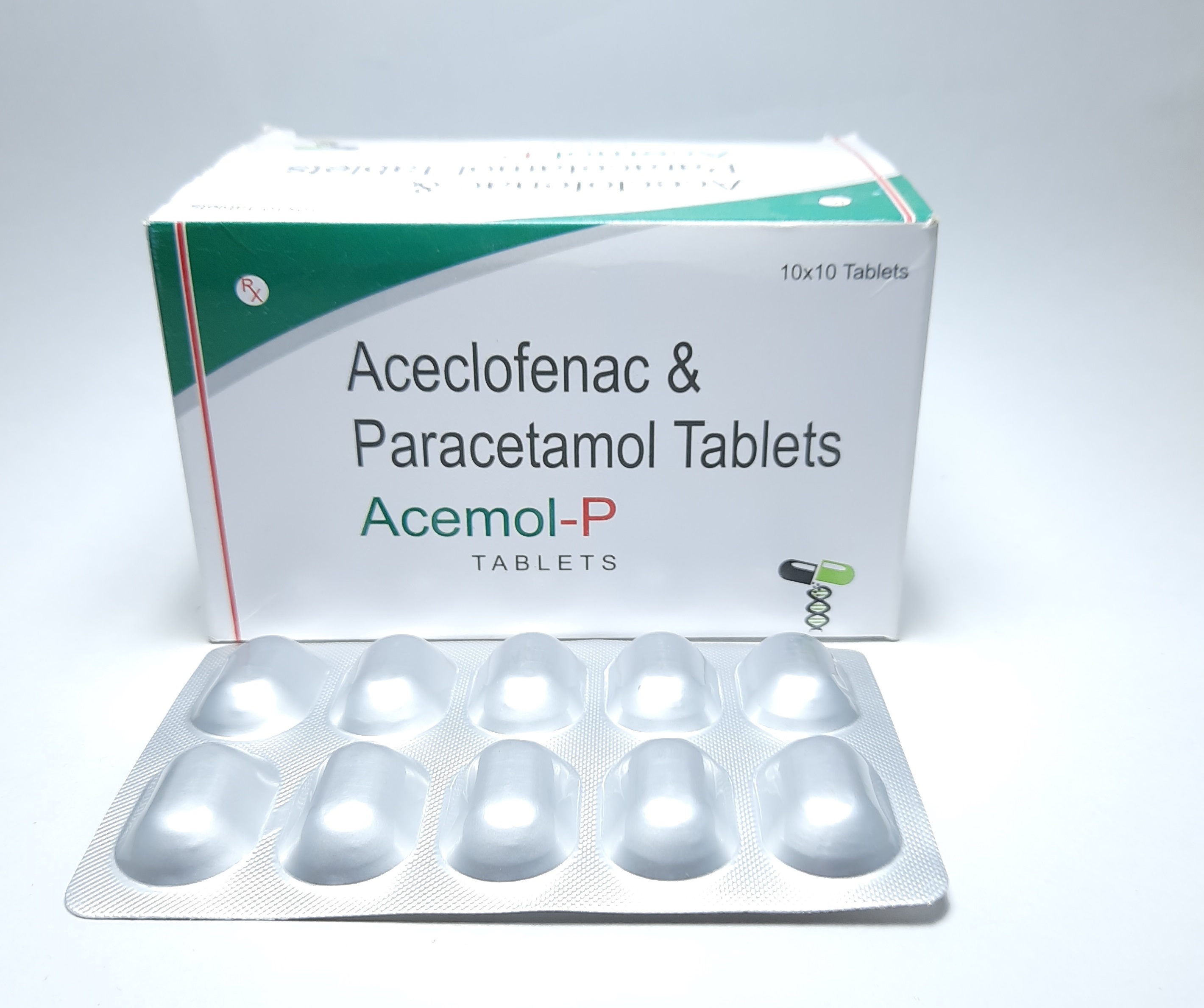 Aceclofenac And Paracetamol Tablets
