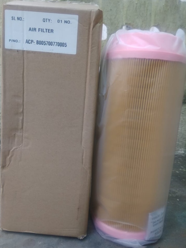 Lubricated Elgi Compressor Air Filter - Part No.b005700770005